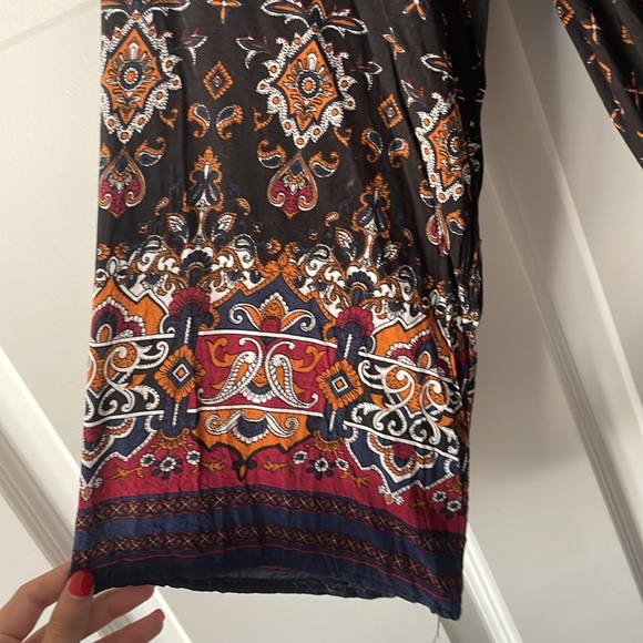 Boho Black/Multicolor Dress - Picture 3 of 4